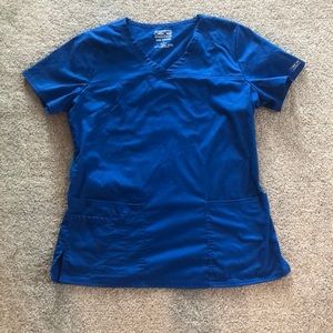 Royal blue Cherokee scrub top. worn once